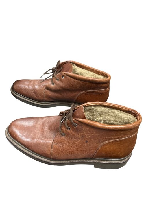 Cole Haan mens brown Italian leather lined ankle chukka boots sz 11m SKU 10-323 main image 9